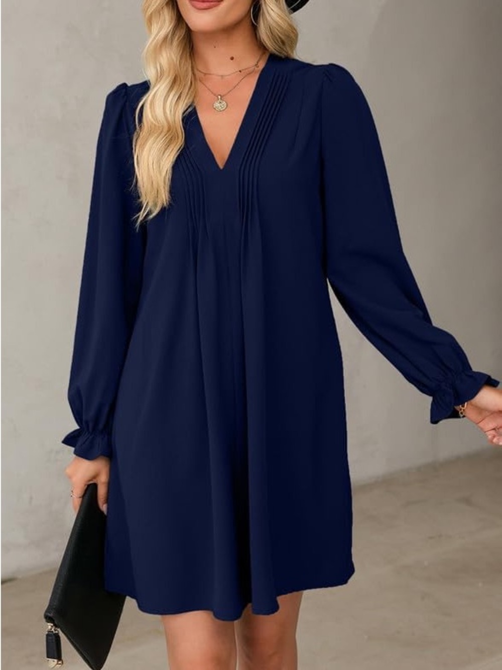 Dokotoo Women’s Casual Dress A-Line Ruffle Sleeves